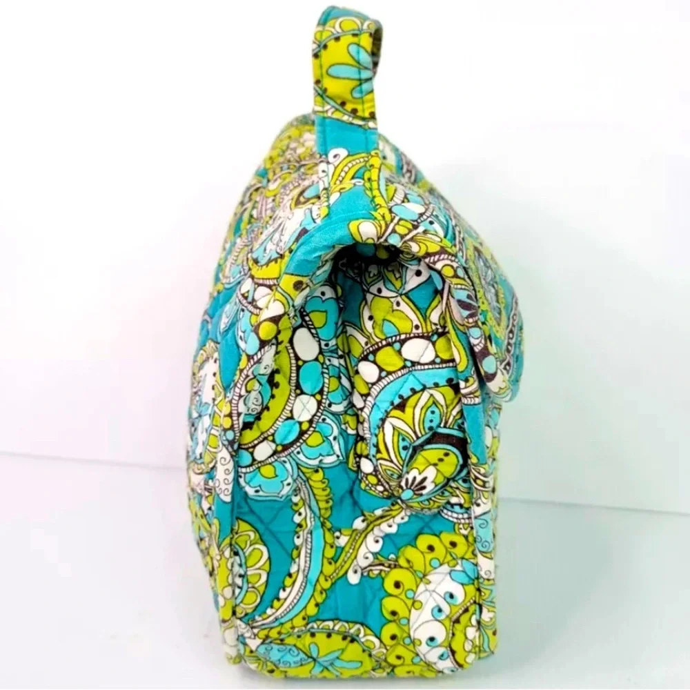 Vera Bradley Insulated Lunch Tote Bag Retired Pattern Peacock Floral Quilted Bag